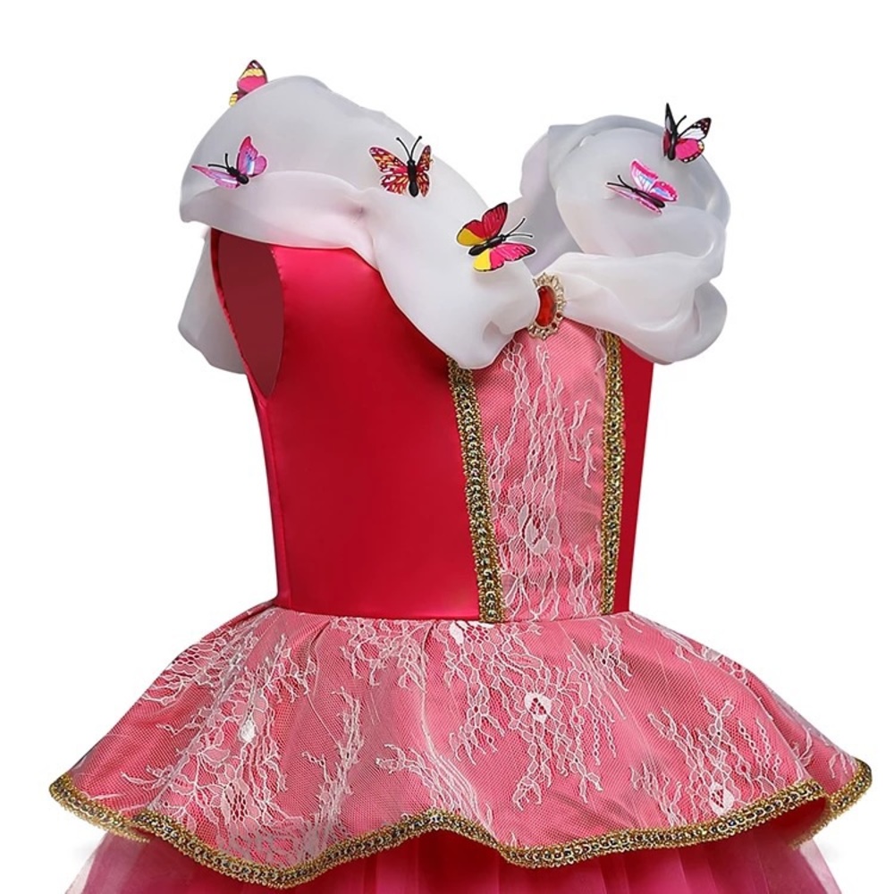 Fancy Embroidered Butterfly princess costume dress - Picture 8 of 9